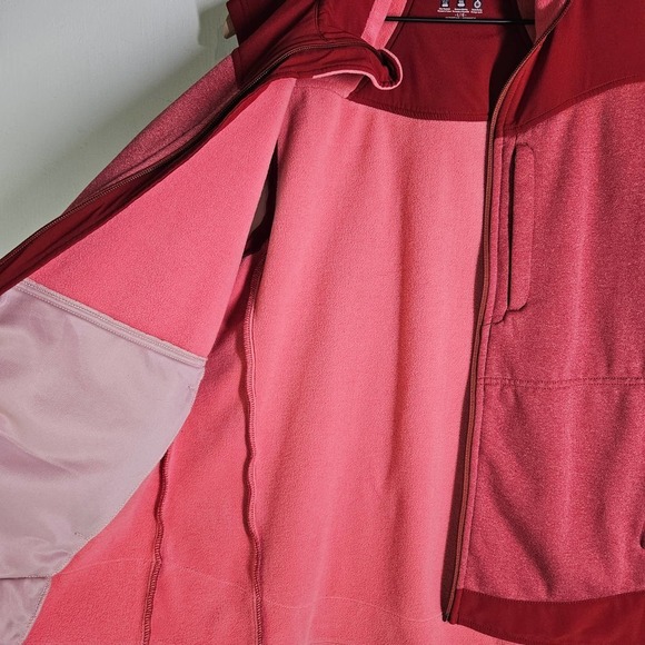 ExOfficio Dri Release Fleece Zip Vest Women's L Heather Pink Red - Picture 5 of 9